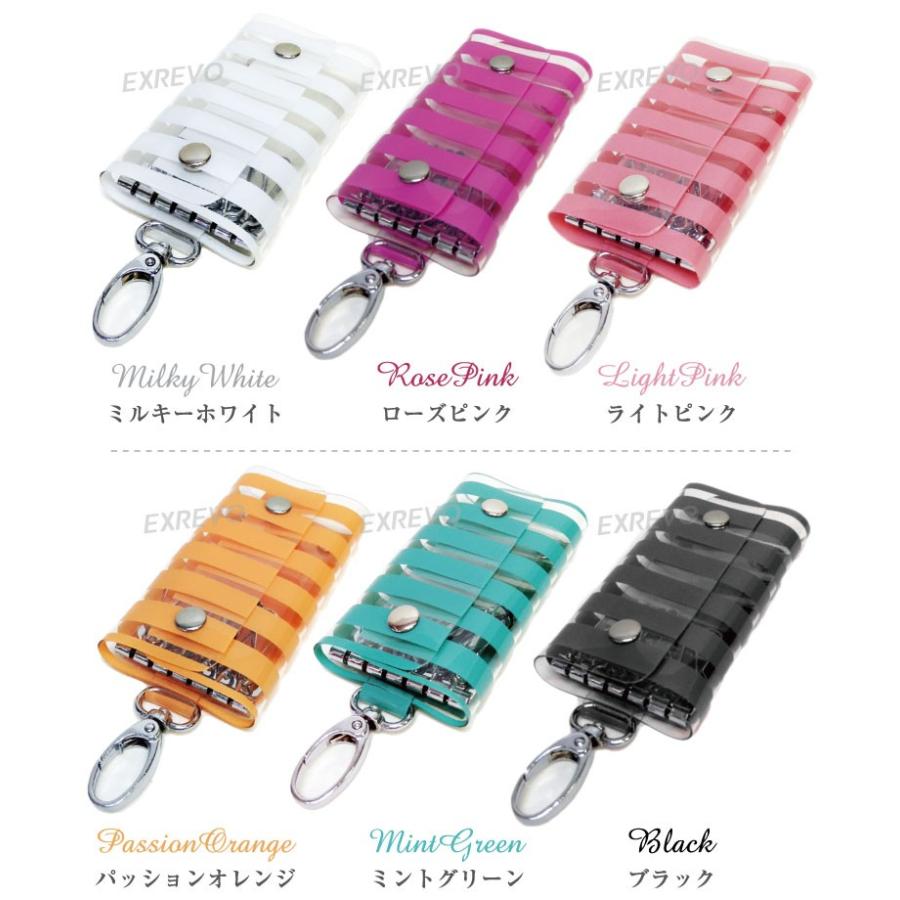 キーケース レディース ビニール クリア ストライプ キーケース メンズ ボーダー カギ キーホルダー 透明 Ke 3 ファッション雑貨 小物のエクレボ 通販 Yahoo ショッピング