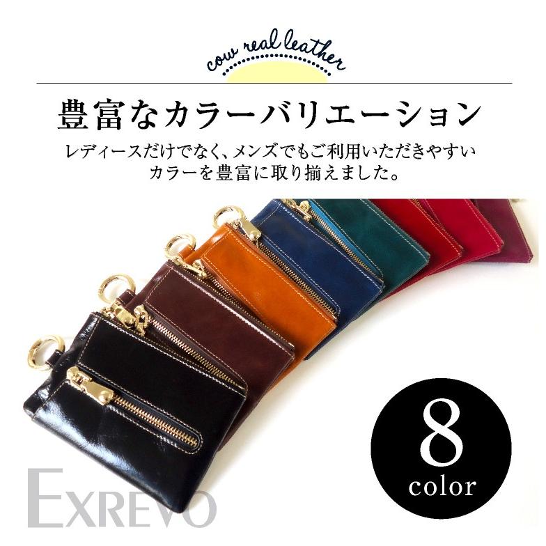 キーケース 牛革 カード入れ シンプル レザー 本革 鍵入れ 鍵収納|exrevo|04