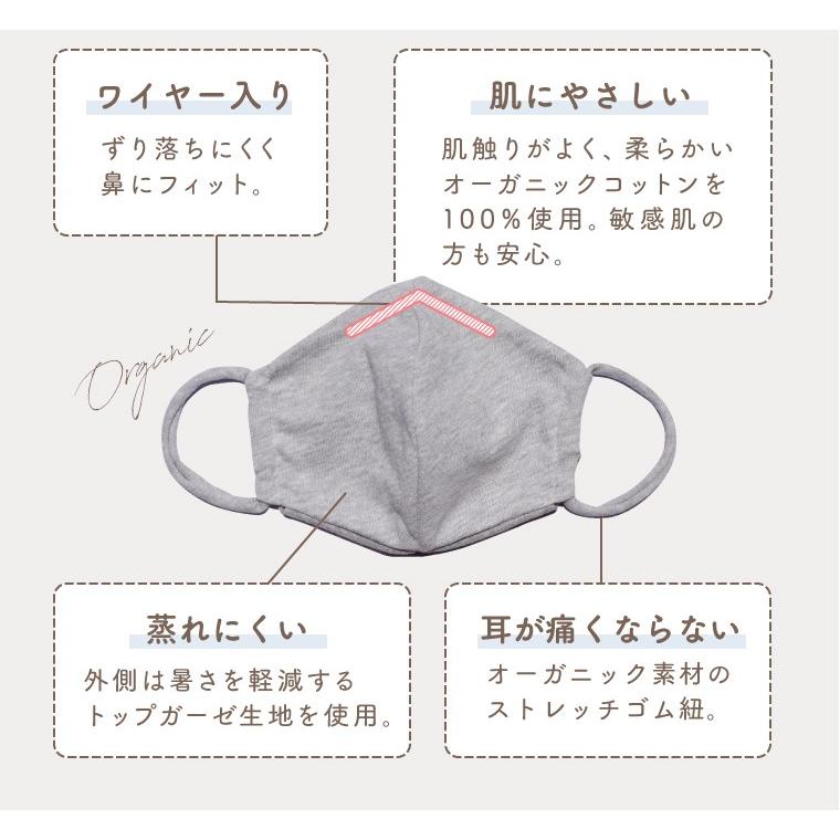 LUCIANNA（ルチアーナ） マスク 「日本製」オーガニックコットン 在庫