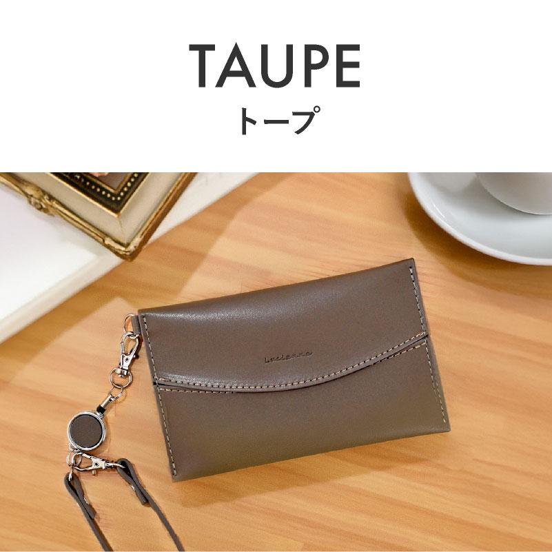 LUCIANNA（ルチアーナ） パスケース リール付き 定期入れ レディース