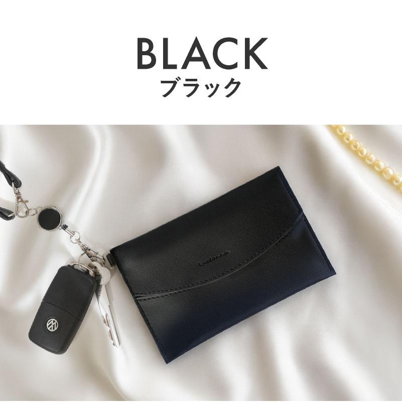 LUCIANNA（ルチアーナ） パスケース リール付き 定期入れ レディース