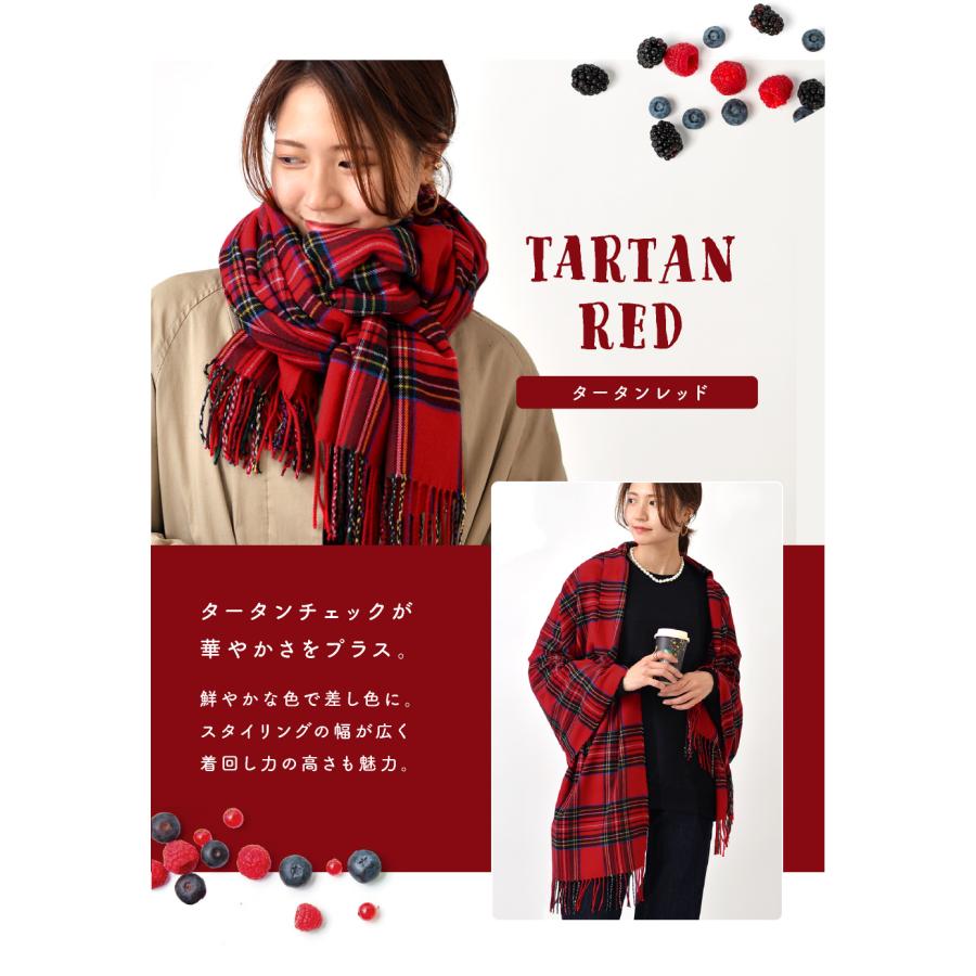 LUCIANNA ストール マフラー レディース チェック 柄 大判 厚手 LUCIANNA ストール マフラー レディース チェック 柄 大判 厚手