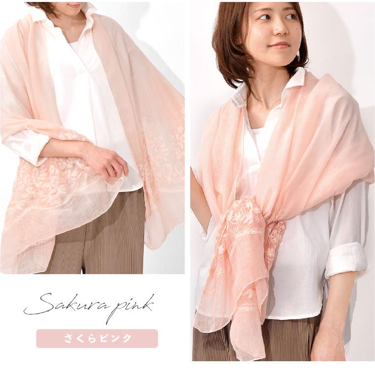 LUCIANNA ストール 夏用 大判 レース レディース 春物 薄手 uv LUCIANNA ストール 夏用 大判 レース レディース 春物 薄手 uv