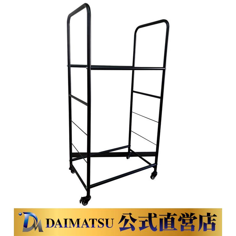 【送料無料】ダイマツ公式 DMTR-1 キャスター付き タイヤラック 縦置き タイヤスタンド 移動式 スリム設計 タイヤ収納 保管ラック 屋外 ガレージ対応 省スペース | 