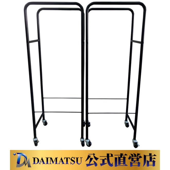 【送料無料】ダイマツ公式 DMTUR-50 キャスター付き タイヤラック 縦置き タイヤスタンド 移動式 スリム設計 タイヤ収納 保管ラック 屋外 ガレージ対応 | 