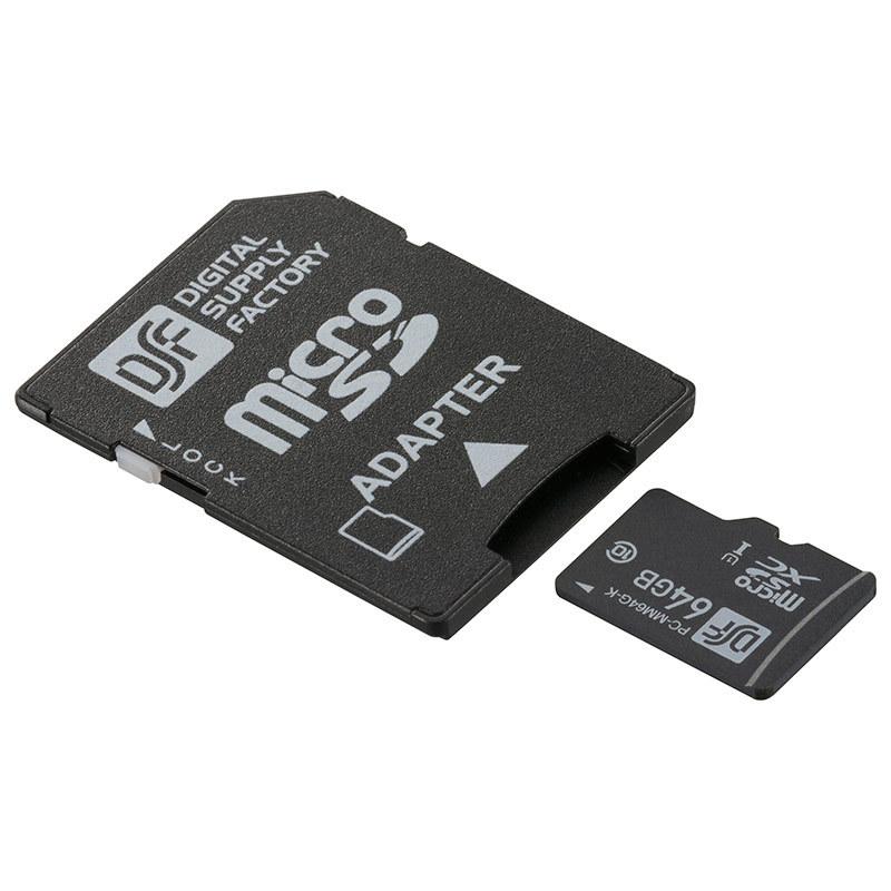 マイクロSDメモリーカード 64GB 高速データ転送｜PC-MM64G-K 01-0757 オーム電機｜exsight-security｜02