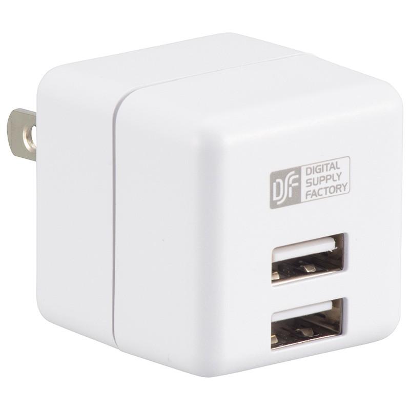 ACアダプター USB電源タップ2ポート_MAV-ASU24-W 01-3784 オンラインショッピング オーム電機 公式通販