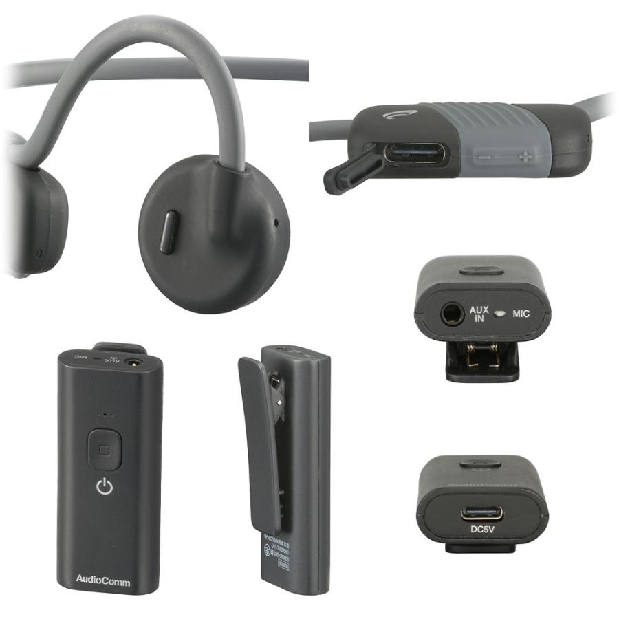 AudioComm 骨伝導イヤホン+集音器セット｜HP-BC500N 03-1700 オーム電機｜exsight-security｜02