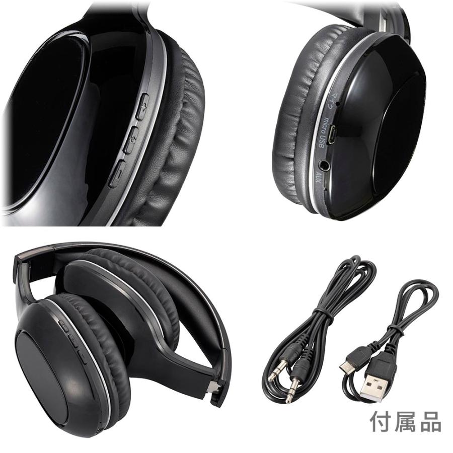 OHM ヘッドホン ワイヤレス Bluetooth ステレオヘッドホン