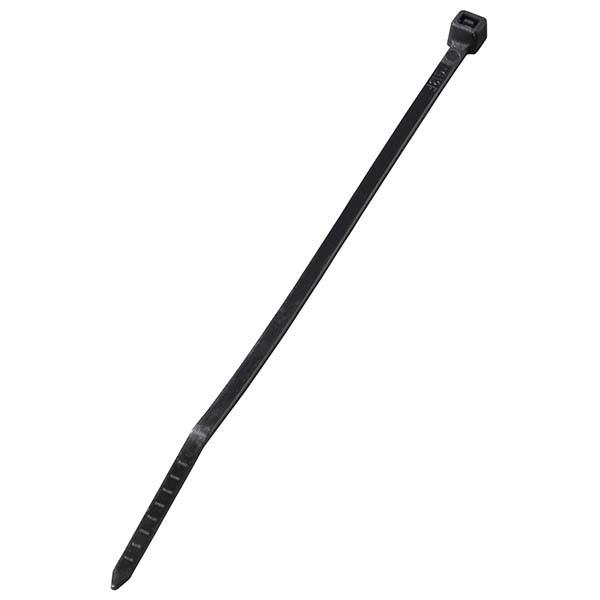 結束バンド ロックタイ 100mm 耐候 黒 100本入り LT-100W100BK 04-3136 オーム電機 | OHM | 01