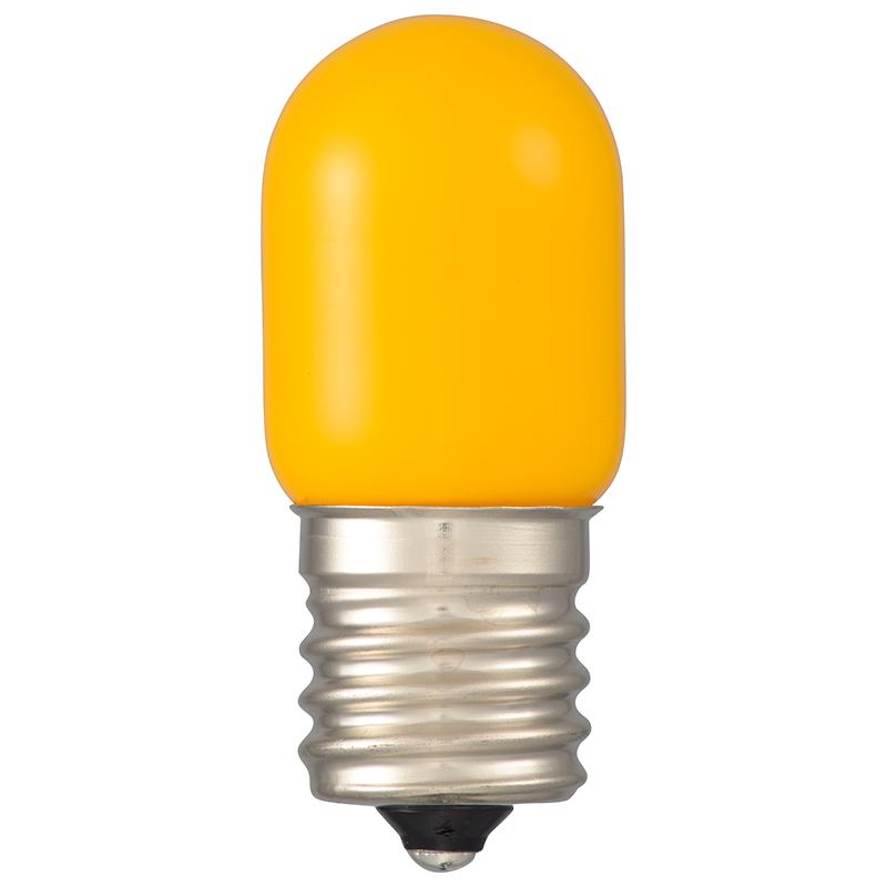 LED電球 ナツメ球形 E17/0.8W 黄｜LDT1Y-H-E17 13 06-4627 OHM｜OHM（オーム電機）｜exsight-security｜02