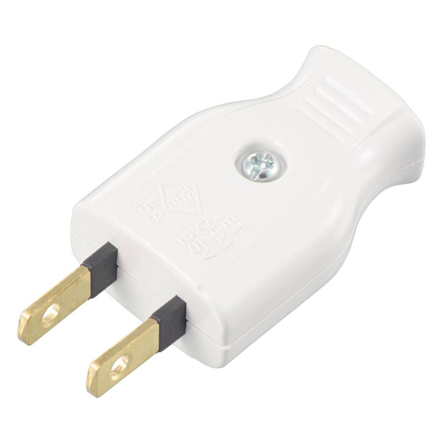 OHM（オーム電機） 絶縁カバー付差込みプラグ（プラグ交換用/補修用