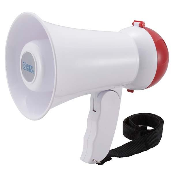 小型拡声器 ハンディマイク＆警報サイレン OSE-MS5 07-4841 | OHM