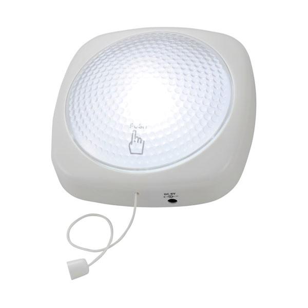 LED大型プッシュライト プルスイッチ付 白色LED BO-LB20A5 07-8046 オーム電機