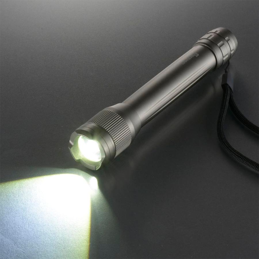 懐中電灯 防水 IPX7 LEDズームライト 350ルーメン｜LHA-Z35C5 08-1640 オーム電機 | OHM | 01