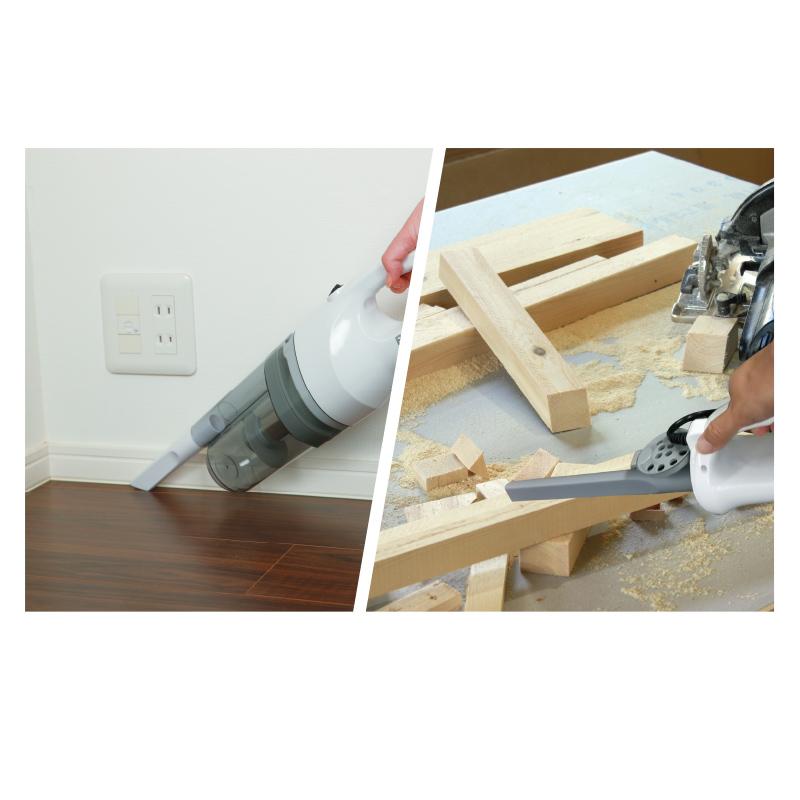 ハンディクリーナー ブロワー機能付き｜SOJ-HB4002-W 08-3261 オーム電機