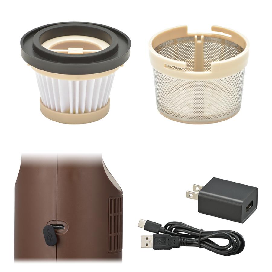 掃除機 ハンディ コードレス 充電式ハンディクリーナー｜SOJ-HC01R 08-3288 オーム電機 | OHM | 03