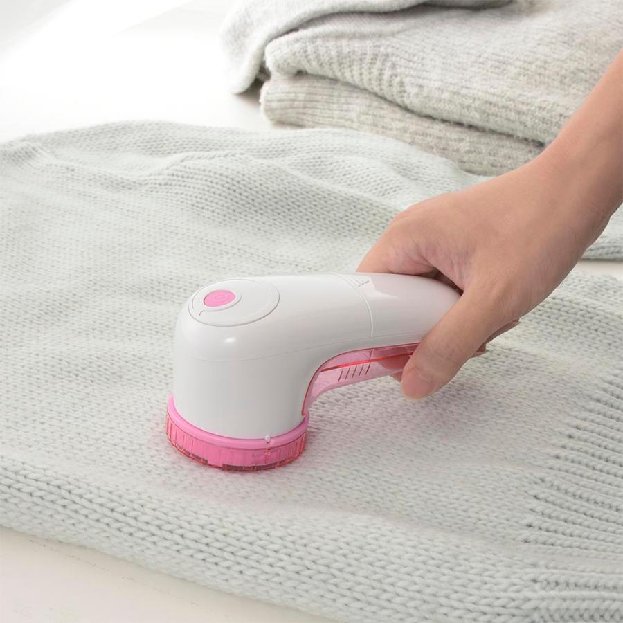 毛玉取り 毛玉クリーナー 大型 外刃48mm クロスガード付 ピンク｜KAJ-KE515R 08-3313 オーム電機 | OHM | 01