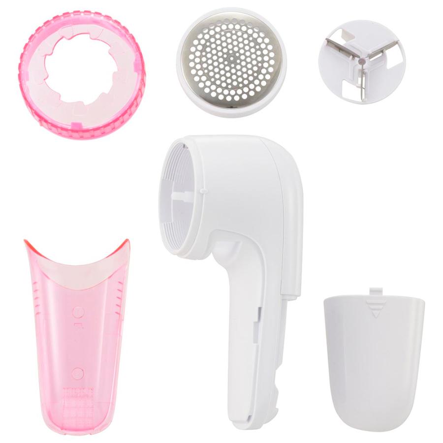 毛玉取り 毛玉クリーナー 大型 外刃48mm クロスガード付 ピンク｜KAJ-KE515R 08-3313 オーム電機 | OHM | 02