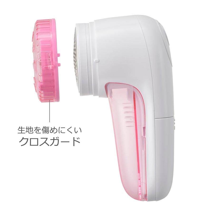 毛玉取り 毛玉クリーナー 大型 外刃48mm クロスガード付 ピンク｜KAJ-KE515R 08-3313 オーム電機 | OHM | 04