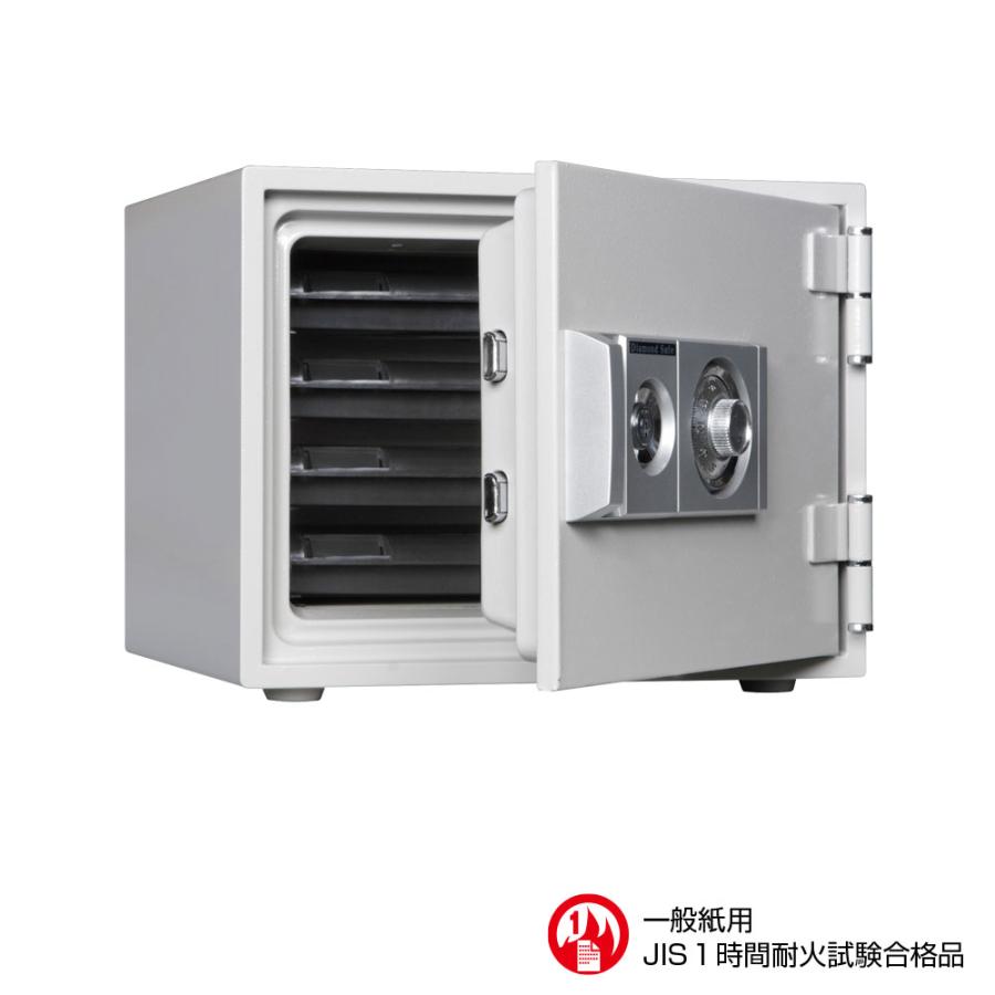ダイヤセーフD34-4 家庭用金庫 １時間耐火 38kg 19L A4収納 ダイヤセーフ D34-4 家庭用金庫 ダイヤル式 1時間耐火 38kg 19L