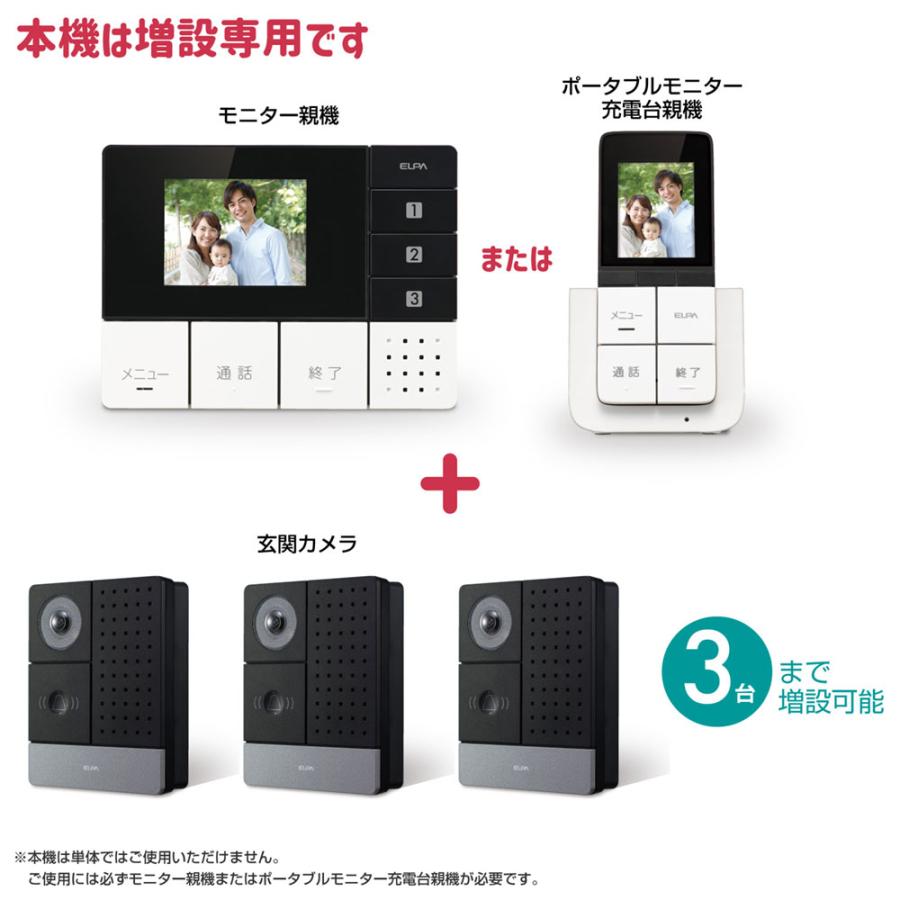 DHS-C22_1863900_DECT増設玄関カメラ_ELPA（エルパ・朝日電器） | ELPA | 01