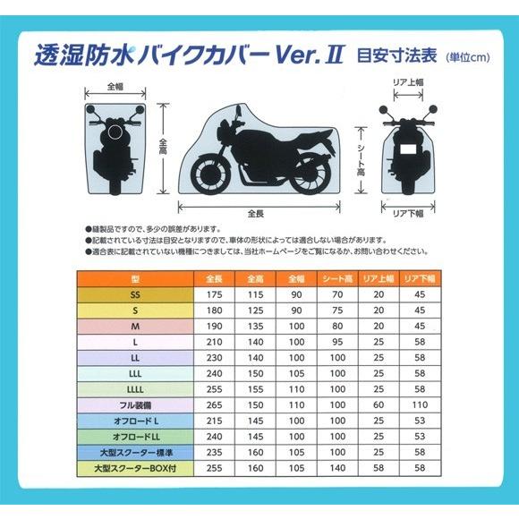 HIRAYAMA706588 透湿防水バイクカバーVer2_大型スクーターBOX_平山産業｜exsight-security｜05