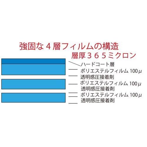 窓用 防犯フィルム CP認定 窓ガラス （5セット） KG-103-5_プロテクションの画像