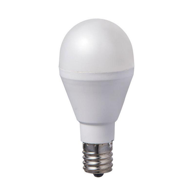 LDA7D-G-E17-G4105-2P_LED電球 2個セット ミニクリプトン球形 口金E17 60W形 昼光色_ELPA（エルパ・朝日電器）｜exsight-security