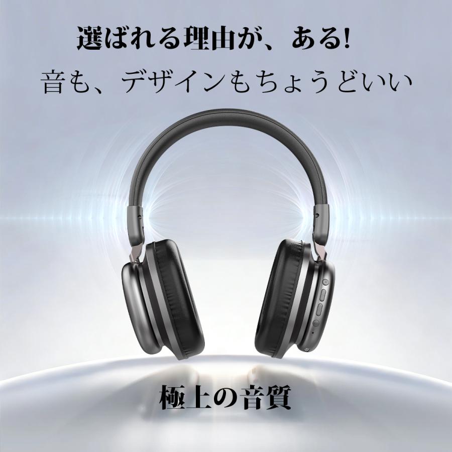ワイヤレスヘッドホン イヤホン ヘッドホン Bluetooth6.0 ワイヤレスイヤホン 超低遅延 クリア通話 有線無線両用 オーディオケーブル付き 折りたたみ式 SHRATCH |  | 05