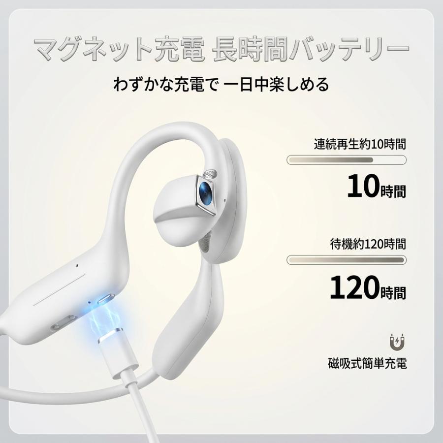 「最新AI搭載」ワイヤレスイヤホン カメラ付き AI 骨伝導イヤホン オープンイヤー型 AI リアルタイム翻訳 800 万画素カメラ 1080P 動画撮影 SHRATCH | SHRATCH | 13