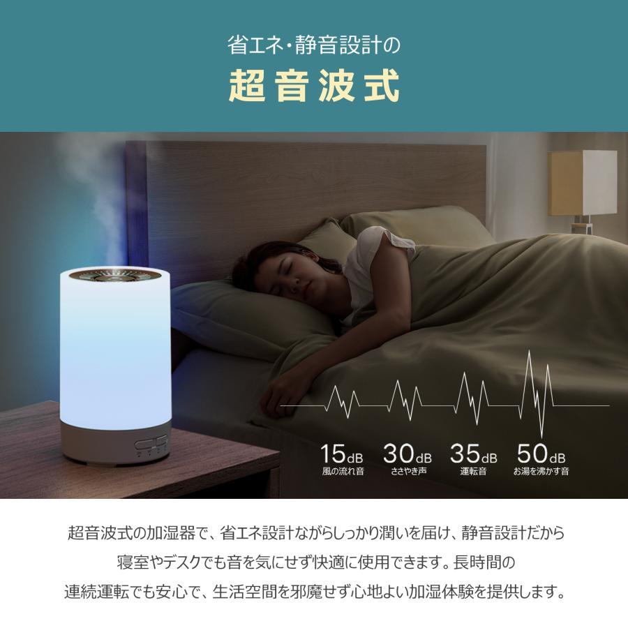 加湿器 超音波式 小型 噴霧式 アロマ加湿器 寝室 車用 卓上 除菌 タイマー 空気清浄機 超静音 150ml  持ち運び便利 コンパクト  おしゃれ 花粉対策 乾燥対策 冬 |  | 11
