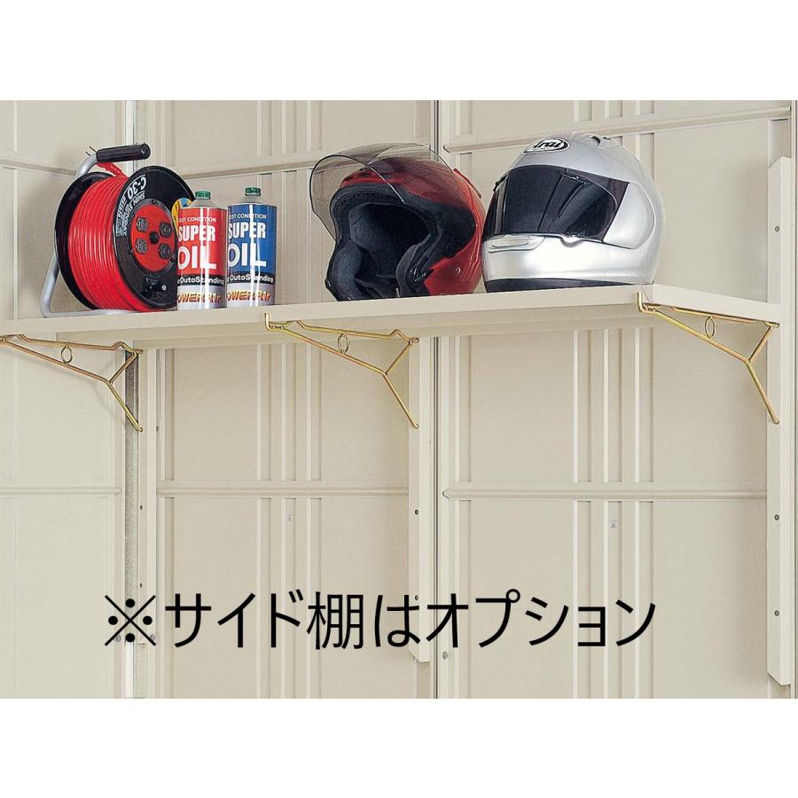 タクボ物置 バイクシャッターマン BS-2529WH 一般型(北海道、沖縄県 