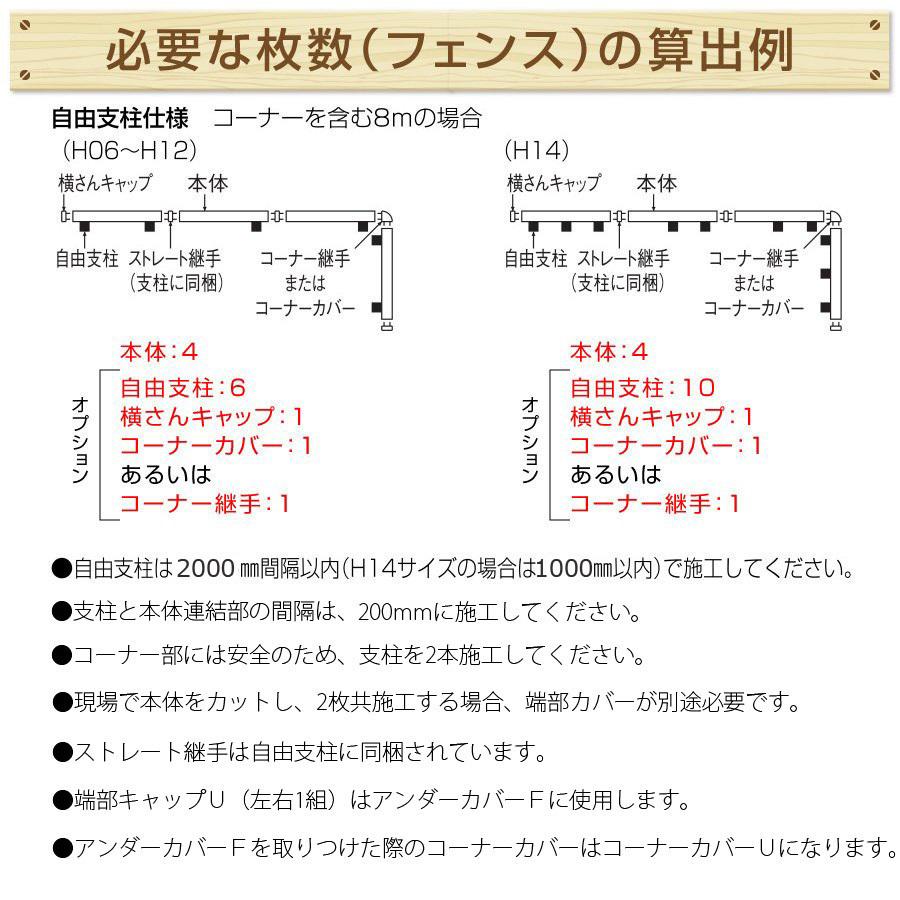 アルミ製木調フェンス縦スリットタイプ幅1998mm×高さ1000mmセピアブラウン DIY/個人様宛は運送会社配達店止め送料無料/法人宛は送料無料｜exterior-stok｜06