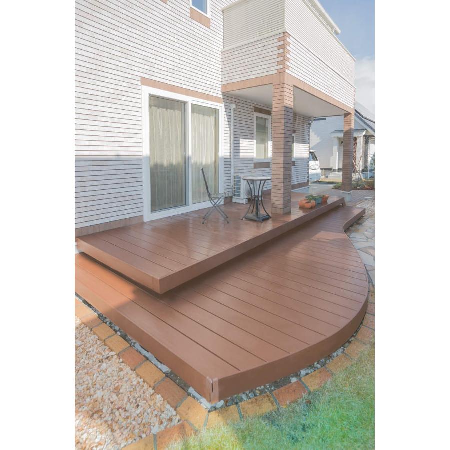 人工木樹脂ウッドデッキ 間口1 0間1794mm 出幅3尺900mm デッキ高さ500ｍｍ 標準束柱タイプ 安心の日本製 Diy 送料無料 Isfhgb C1003mt エクステリアストック 通販 Yahoo ショッピング