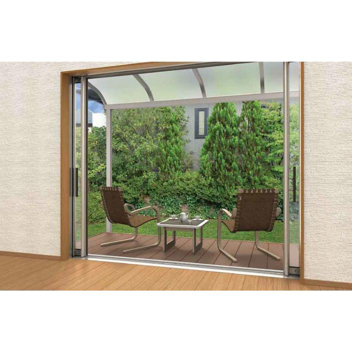 R屋根タイプテラス 間口4.0間7310ｍｍ×出幅4尺1170ｍｍ×高さ2600ｍｍ 1階用 移動桁仕様 柱前後左右移動OK 国産 格安 送料無料 オリジナル_8