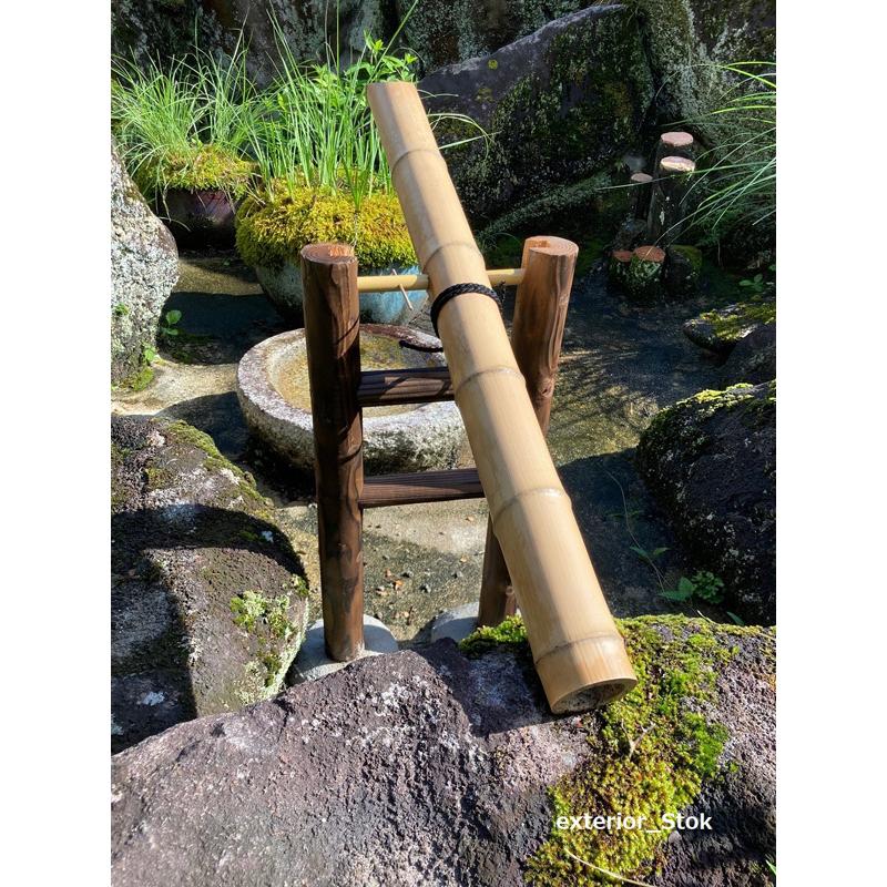 竹ししおどし L 長さ 800 900ｍｍ位 H 高さ 640ｍｍ 国産天然竹 職人手作り 送料無料 格安 T300 エクステリアストック 通販 Yahoo ショッピング