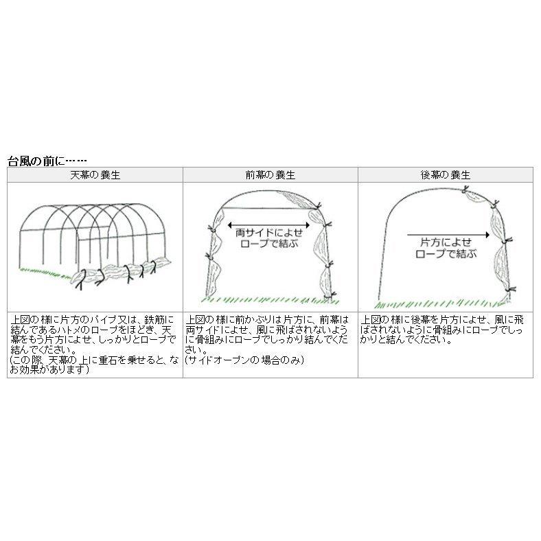 パイプ車庫張替シート3幕セット 2540U・2540B共通 軽自動車用 パイプ車庫張替シート3幕セット 2540U・2540B共通 軽自動車用