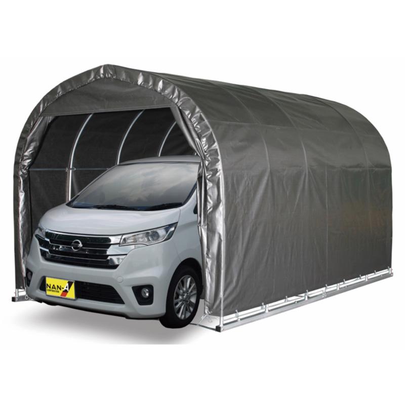 パイプ車庫2540B MSV幅2.5m奥行4m高さ2.4m ベース式軽自動車用 パイプ車庫2540B MSV幅2.5m奥行4m高さ2.4m ベース式軽自動車用
