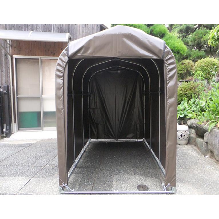 サイクルハウス幅93.5cm×奥行181cm×高さ157cm2台用SB 前幕巻上げ サイクルハウス幅93.5cm×奥行181cm×高さ157cm2台用SB 前幕巻上げ