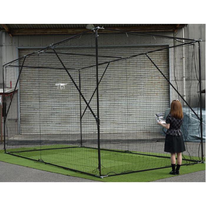 スチール製ドローンケージ間口3m×奥行6m×高さ3mドローン専用 スチール製ドローンケージ間口3m×奥行6m×高さ3mドローン専用