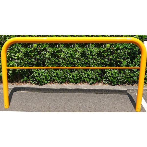 鉄製車止め ゲートタイプ 横桟付 直径60.5mm×厚2.8mm×幅2000mm 鉄製車止め ゲートタイプ 横桟付 直径60.5mm×厚2.8mm×幅2000mm