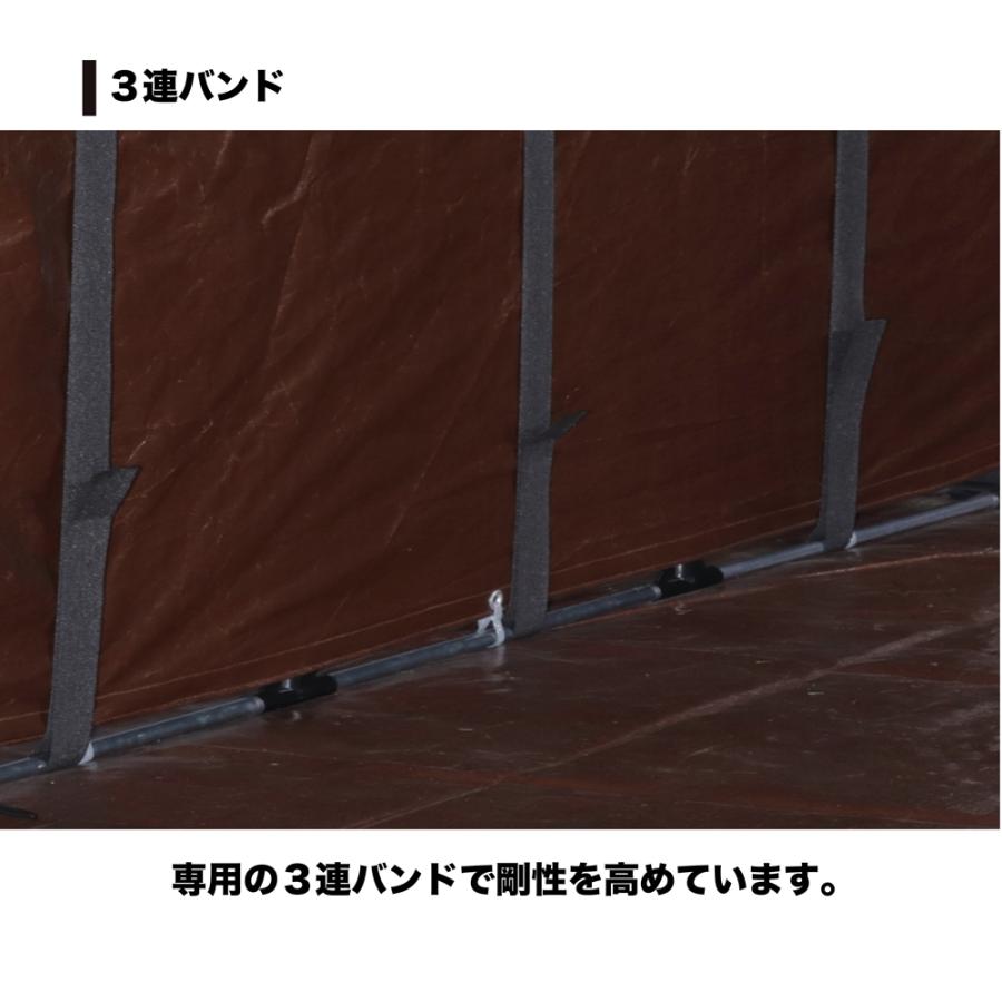 パイプ倉庫 間口1.56m奥行2.2m高さ1.89mパイプベース式/らせん杭 パイプ倉庫 間口1.56m奥行2.2m高さ1.89mパイプベース式/らせん杭