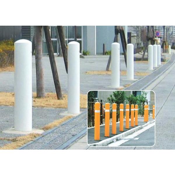 鉄製車止め ポールタイプ 直径101.6mm×厚3.2mm×高さ850mm 固定式 鉄製車止め ポールタイプ 直径101.6mm×厚3.2mm×高さ850mm 固定式