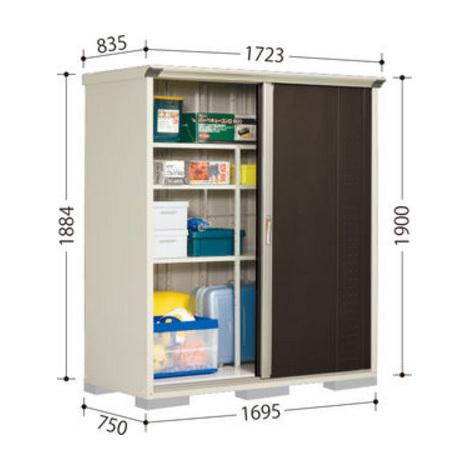 タクボ物置 ジャンプ GP-177AT たて置き型(棚板3枚 ネット棚1枚付)間口1695mm奥行750mm高さ1900mm 扉カラー選択可能 送料無料｜exterior-stok｜03