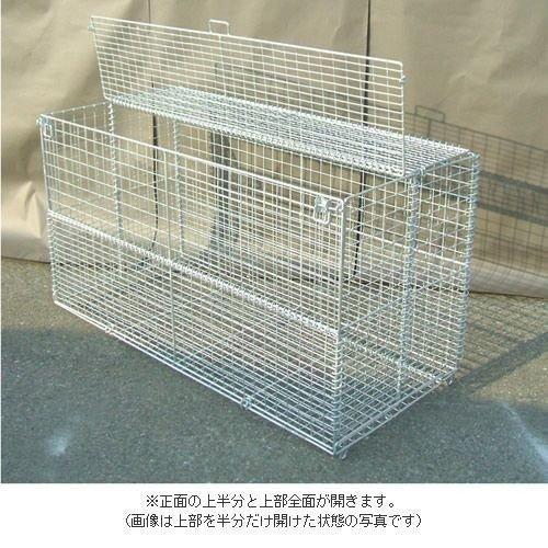 折り畳み式ゴミ収集箱 幅1500mm×奥行700mm×高さ800mm 容量45Lゴミ袋約