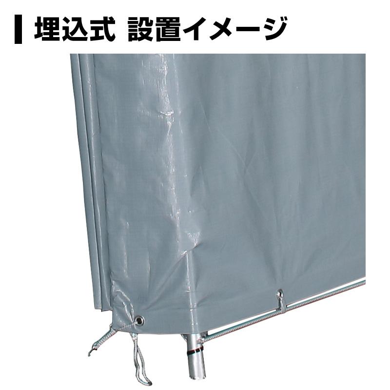 パイプ倉庫 間口3.2m奥行6.0m高さ2.5m5.8坪 太パイプ埋め込み パイプ倉庫 間口3.2m奥行6.0m高さ2.5m5.8坪 太パイプ埋め込み