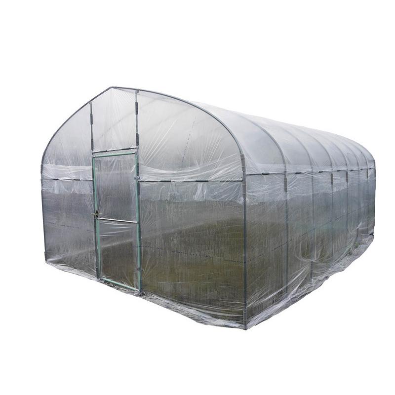 ビニールハウス間口3.6m奥行5.43m高さ2.4m5.8坪埋め込み式蝶番式扉