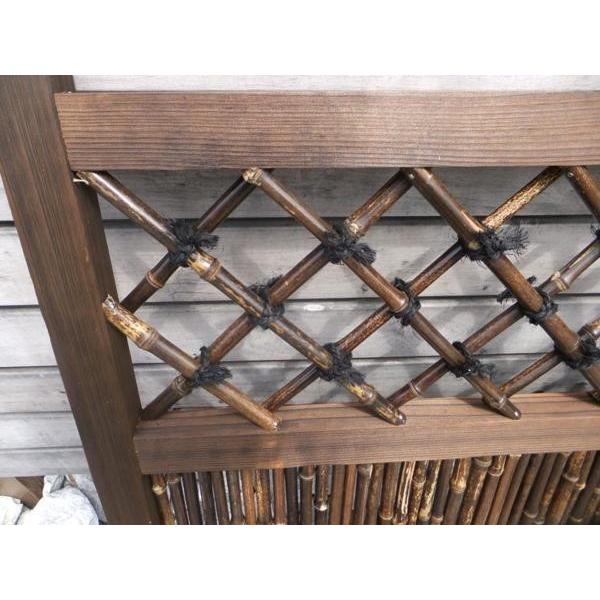 黒竹入庭木戸(取手なし) W(幅)750mm×H(高さ)1200mm 仕切り 国産 黒竹入庭木戸(取手なし) W(幅)750mm×H(高さ)1200mm 仕切り 国産