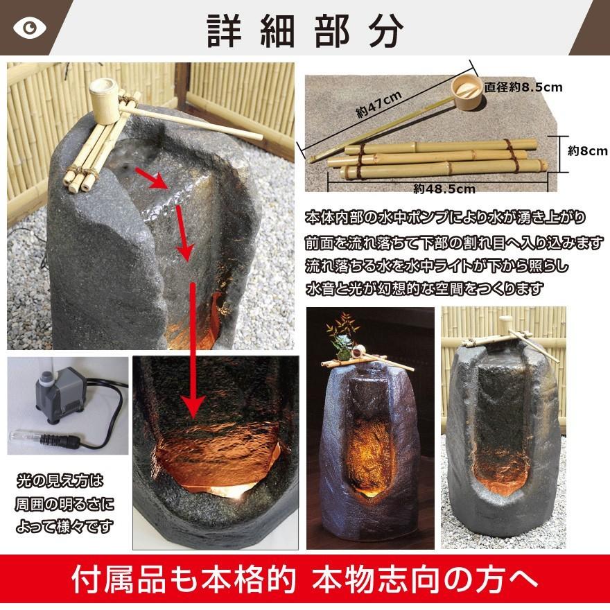 信楽焼　壱彦工房　つくばい 約40cm　箱あり　ポンプなし Amazon.co.jp: 信楽焼 さざなみ 湧き水つくばい 電動つくばい つくばい